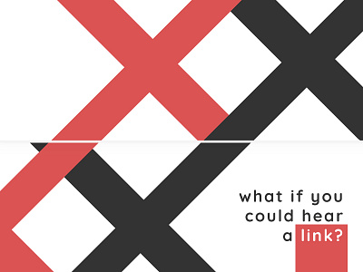 QR HEARD black cross future hash heard lines link number red sound tag