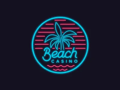 Beach Casino [Revised] band beach beach casino casino logo neon