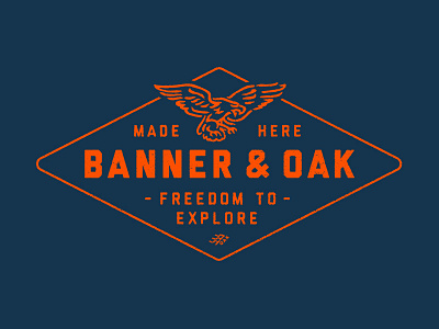 Banner & Oak - Hobbs Tee apparel badge design eagle graphics outdoors shirt tee type