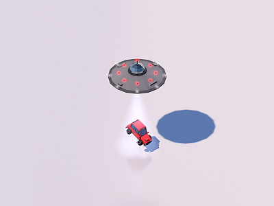 Isometric Ufo (8/9) 3d cinema4d city graphicdesign icon isometric map shop store street town
