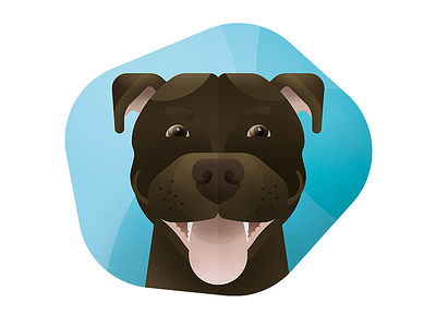 Staffordshire Bull Terrier animal dog geometric illustration infographic pet pooch portrait staffie staffordshire texture vector