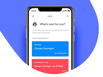 Personal Assistant ai animation app bot chat fitness gif interaction ios mobile ui
