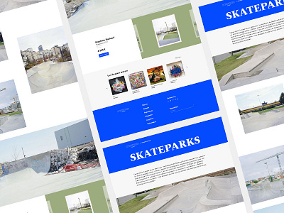 Streetbird Gallery - Exhibition page blue branding design flat interface typography ui ux visual web