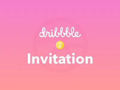 2 Dribbble invite invite