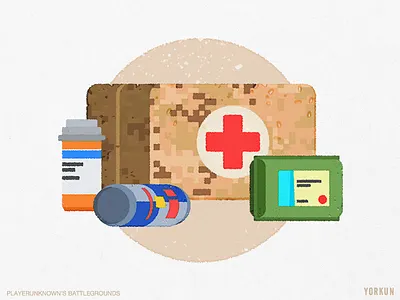 PUBG - Consumables aid bandage consumables drink energy first icon kit painkiller pubg ui