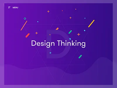 Design Thinking design gradient ui ux