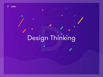 Design Thinking design gradient ui ux