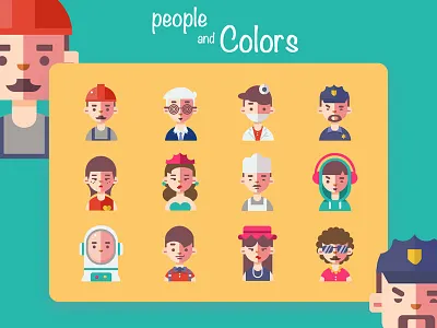 People of different professions gui