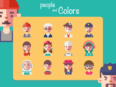 People of different professions gui