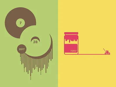 Double Chocolate / Jam Filled [Lawn Boy] apparel design donuts music phish t shirts type