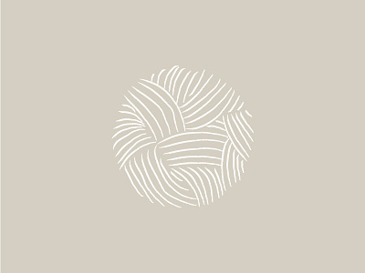 woven brand hand drawn logo natural sketch