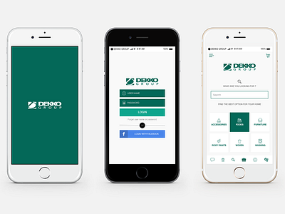 DEKKO GROUP Apps android app interface ios mobile uiux xcode
