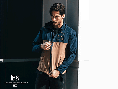 LIVE FIT. '17 Winter Collection apparel design branding fitness identity logo