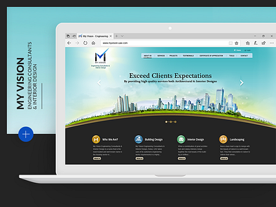 My Vision Website Design by Sharaful Nizar on Dribbble