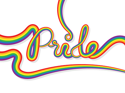 Rainbow Text illustrator rainbow text tutorial vector