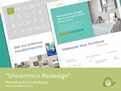 UncommonRedesigns clean redesign ui website