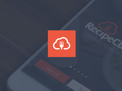 Recipe Cloud App Branding app branding ios recipe management recipes