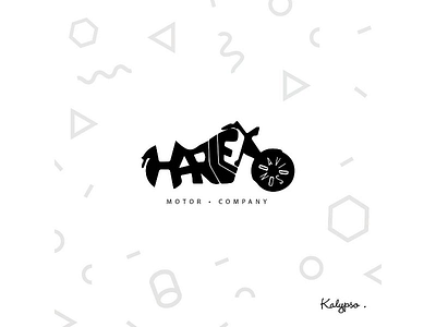 Harley Typography concept designer illustration logo typography word designs