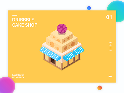 Dribbble Cake Shop