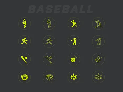Baseball Icon ball baseball icon sport sports ui xg