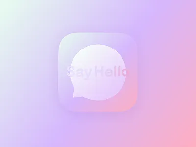 Say Hello hello icon message say social