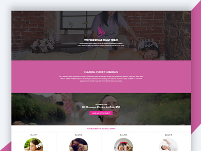 Spa – Beauty Free HTML Template Download bootstrap business design free html template freebie html revolthemes saloon spa web web design