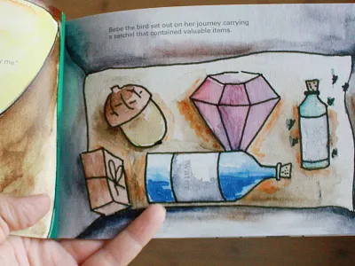 The Messengers Journey childrens book directions illustration typography