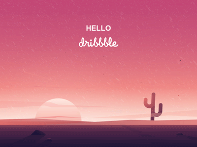 Hello Dribbble hello