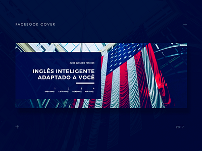 Facebook Cover design english facebook cover minimalism teacher ui usa ux