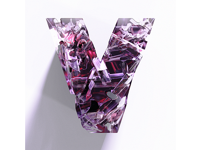 Letters-2017_V1 3d 3dcoat cgi digital keyshot lettering typography v © shockjoy