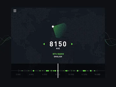 SHORTWAVE RADIO INTERFACE app interface radio shortwave