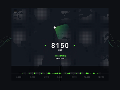 SHORTWAVE RADIO INTERFACE app interface radio shortwave
