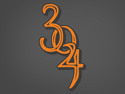 304 colorado hand lettering numbers sketch typography