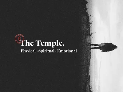 The Temple #1 brand church design graphic design photography series