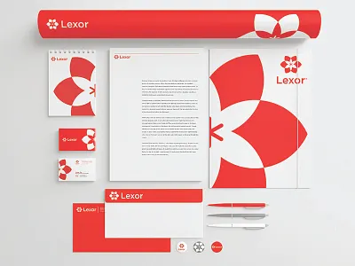 Lexor Rebrand Stationery