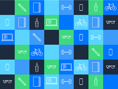 Startup Life hipster icon illustration startup work