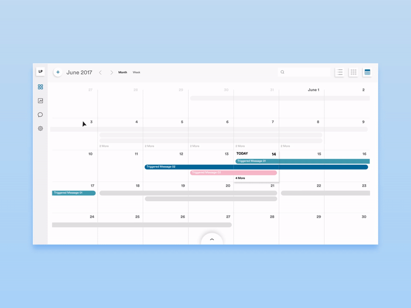 Calendar Interaction calendar interaction minimal organized