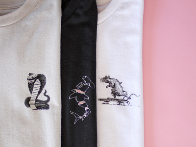 Lachomp Tees chomp icon illustration lips rat sashimi shark skateboarding snake