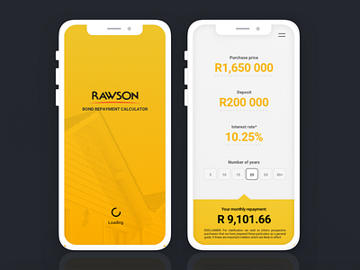 Daily UI Challenge #004 - Calculator 004 bond repayments calculator dailyui form homeowners minimal mortgage mortgage calculator real estate sketch vectors