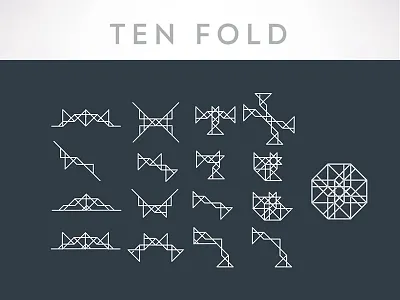 TEN FOLD TECHNOLOGY 3d branding montage tenfold video