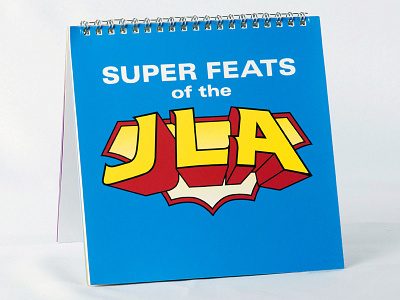 Justice League Shoe Calendar Cover batman calendar illustration justice league shoes superman