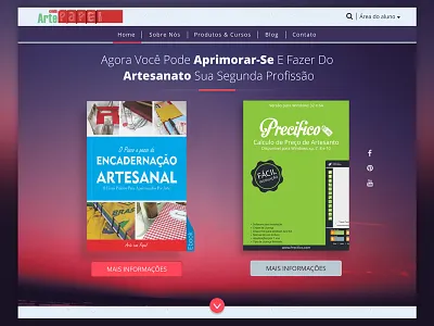 Craft Blog blog clean desktop hero section home page interface minimal page ui ux web website