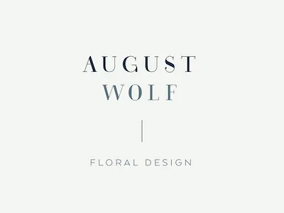 August Wolf branding design identity logo