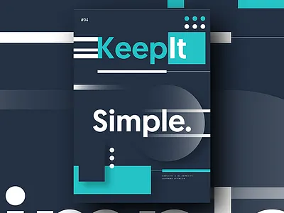 Keep it Simple. Value 04. brand poster quote value