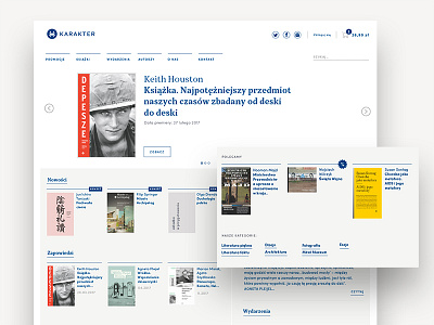Karakter.pl grid. swiss layout typography ui ux webdesign website