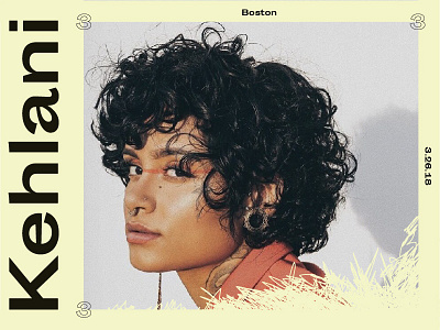 Kehlani brand branding clean design flat illustration illustrator kehlani logo minimal type typography
