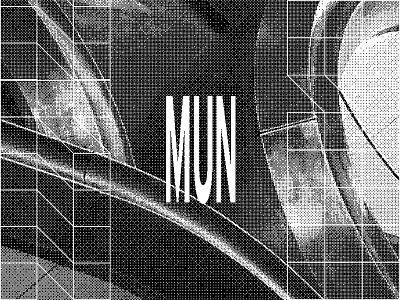 ZINE cover dots geometric halftone monochrome zine