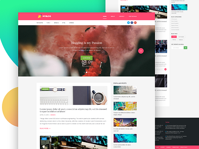 Blog Design blog free blog free template northui ui web ui