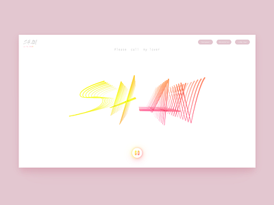 The works of SHAN layoutui 、web 、webdesign、pink、white、girl、
