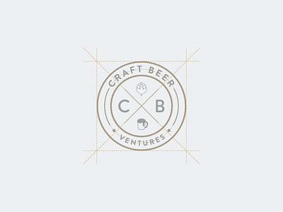 Craft Beer Ventures beer beverage brand design branding craft beer logo mark rebranding seal wine